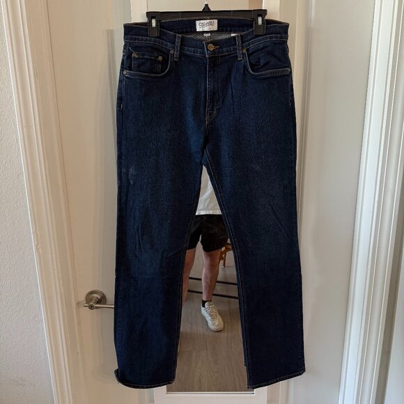 Tecovas Slim Jean Dark Wash Denim 33x32 Made in USA - Picture 1 of 6